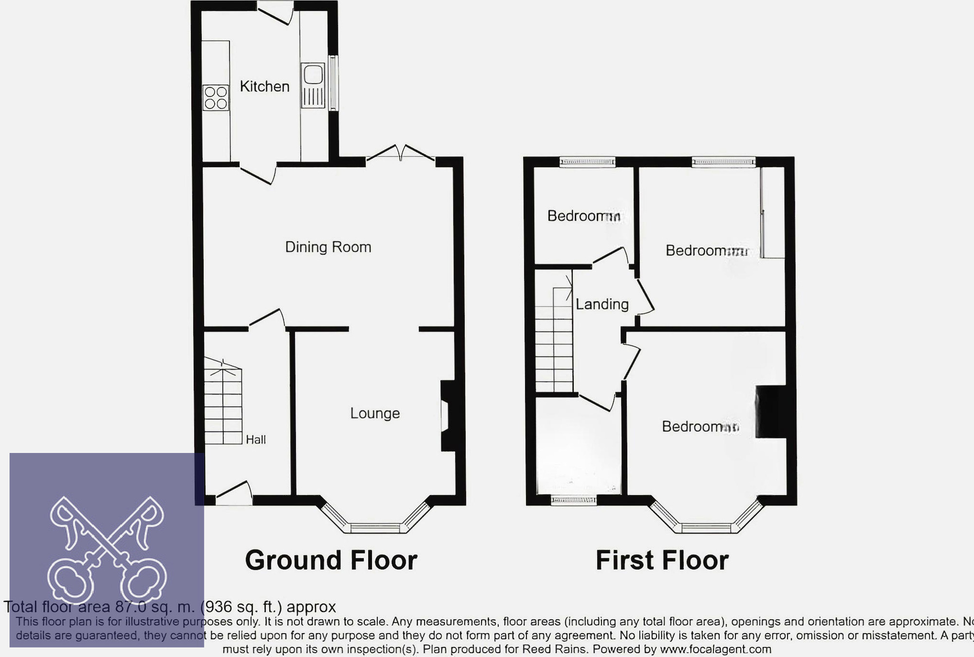 Floorplan of 3 bedroom Mid Terrace House for sale, Stanhope Avenue, Hull, East Yorkshire, HU9