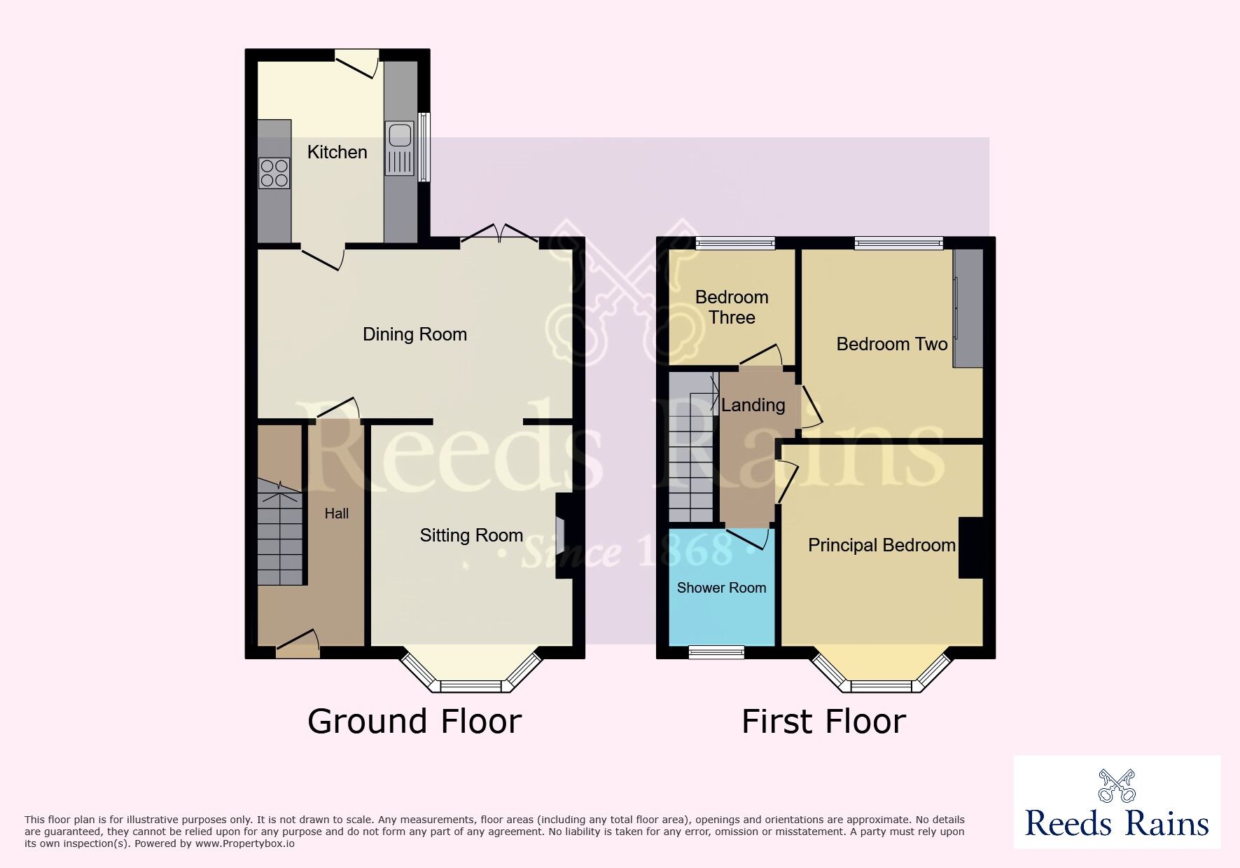 Floorplan of 3 bedroom Mid Terrace House for sale, Stanhope Avenue, Hull, East Yorkshire, HU9