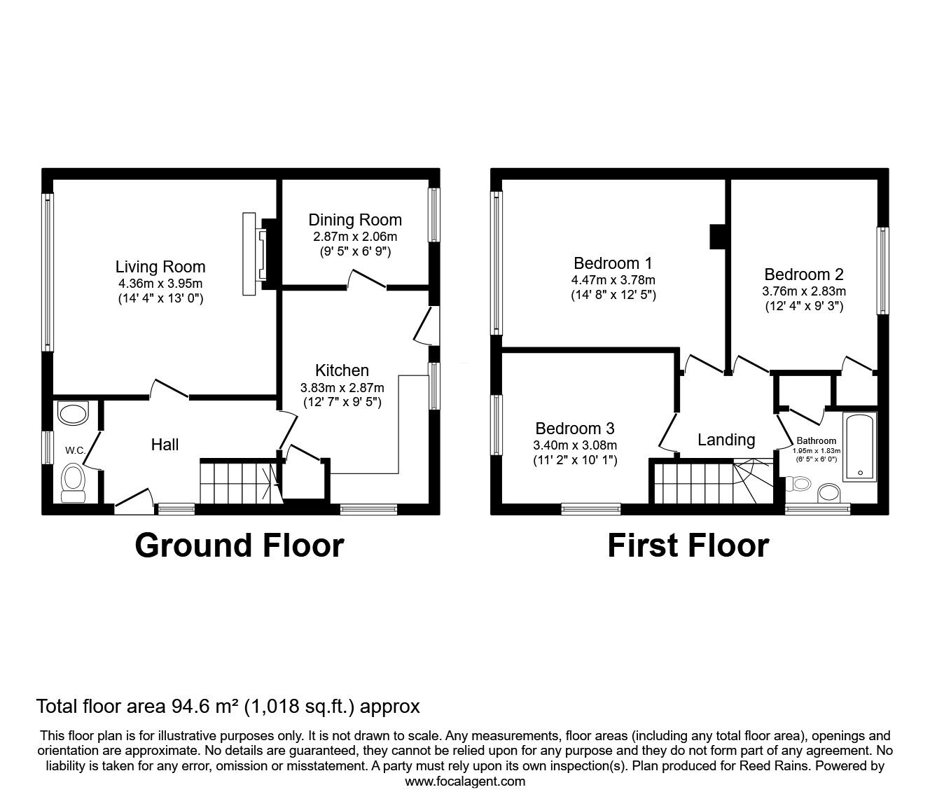 Floorplan of 3 bedroom Detached House for sale, Victoria Avenue, Princes Avenue, East Yorkshire, HU5