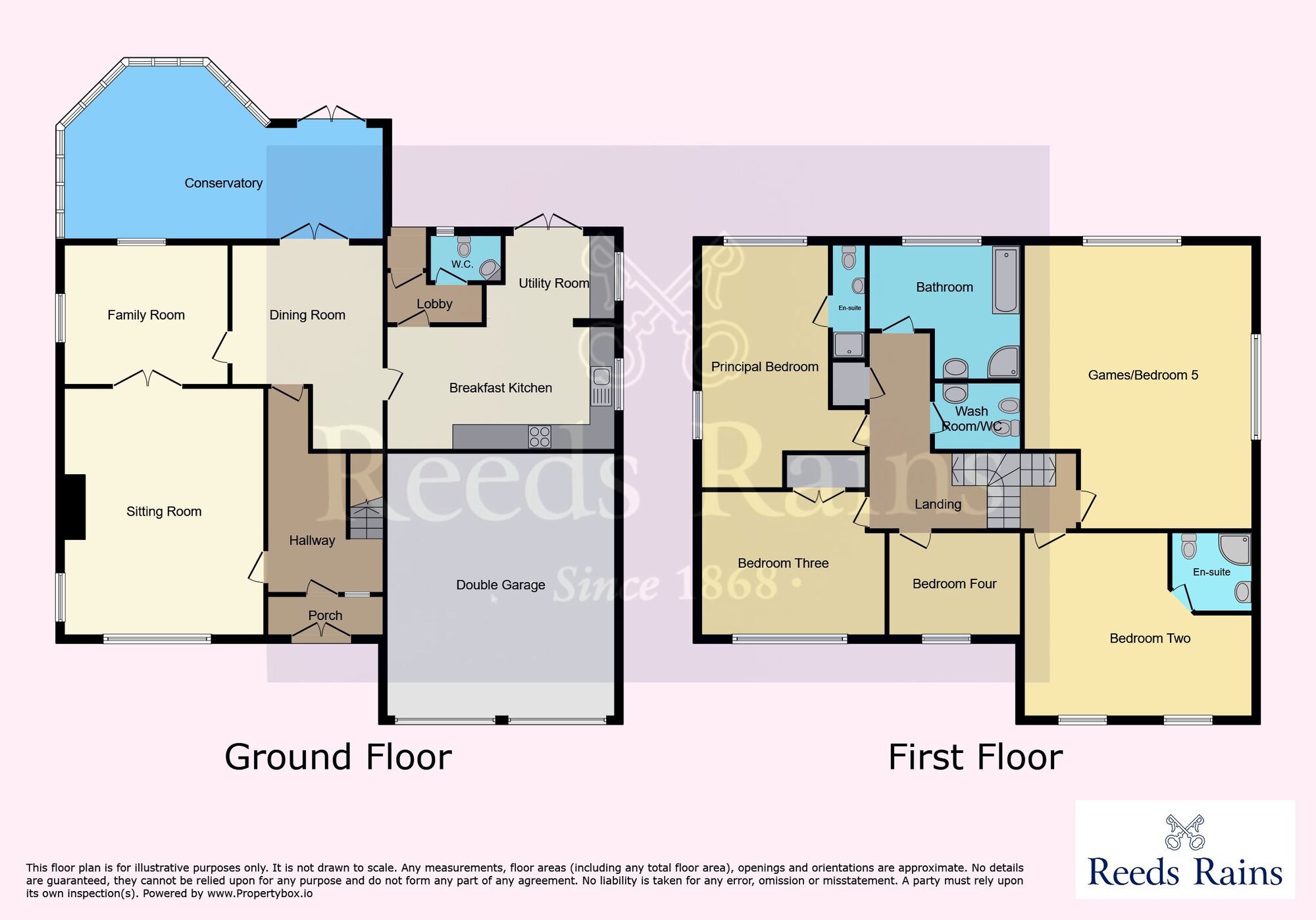 Floorplan of 5 bedroom Detached House for sale, Ganstead Lane, Bilton, EasT Yorkshire, HU11