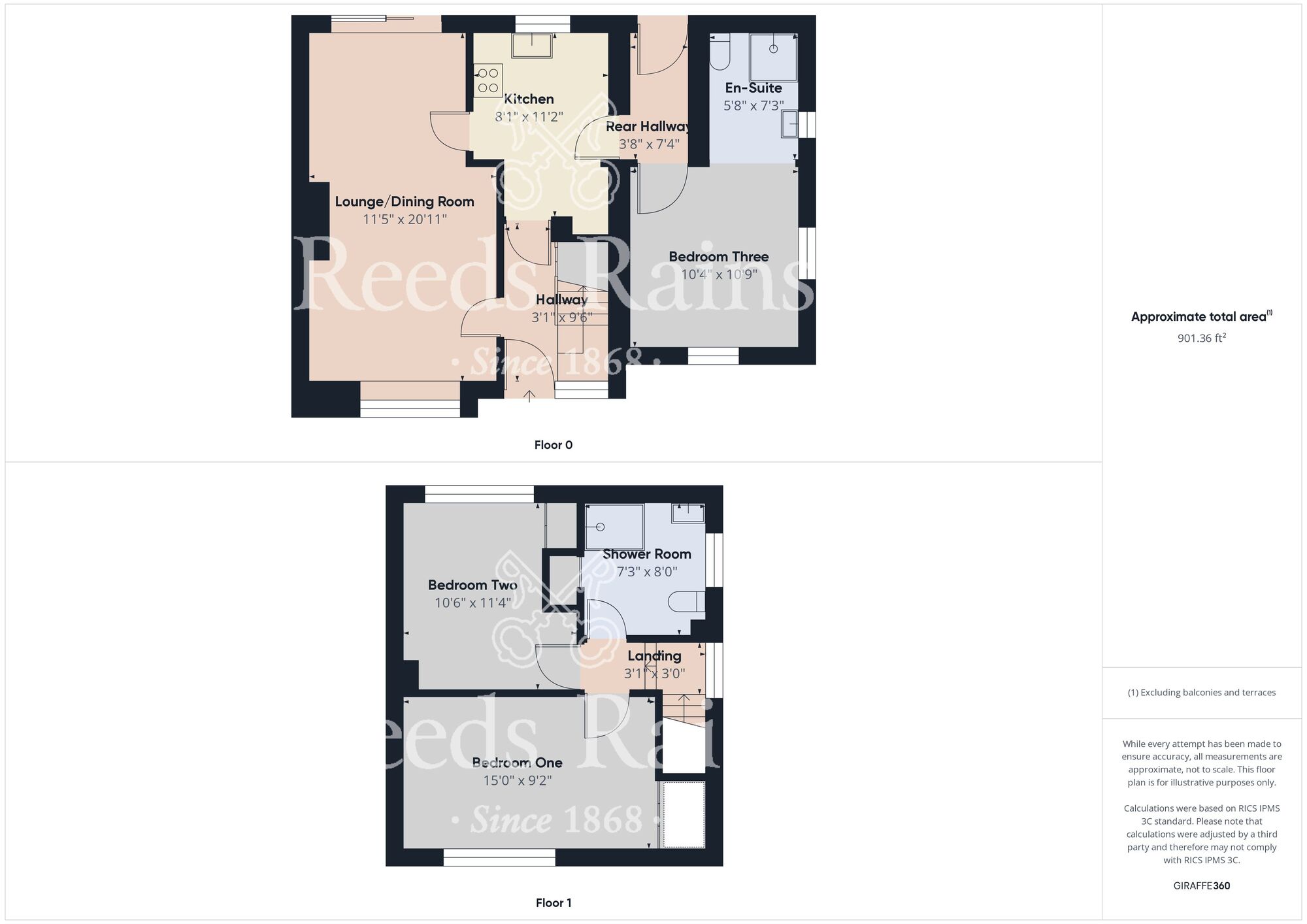 Floorplan of 3 bedroom Semi Detached House for sale, Boulton Grove, Hull, East Yorkshire, HU9