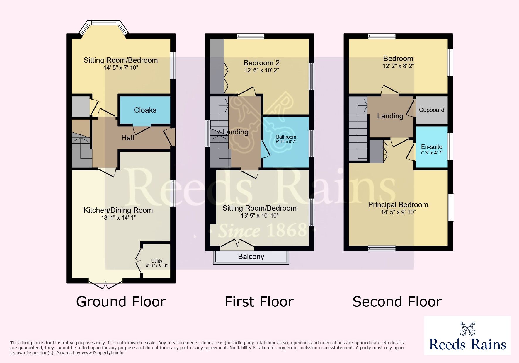 Floorplan of 4 bedroom End Terrace House for sale, Hornscroft Park, Kingswood, East Yorkshire, HU7