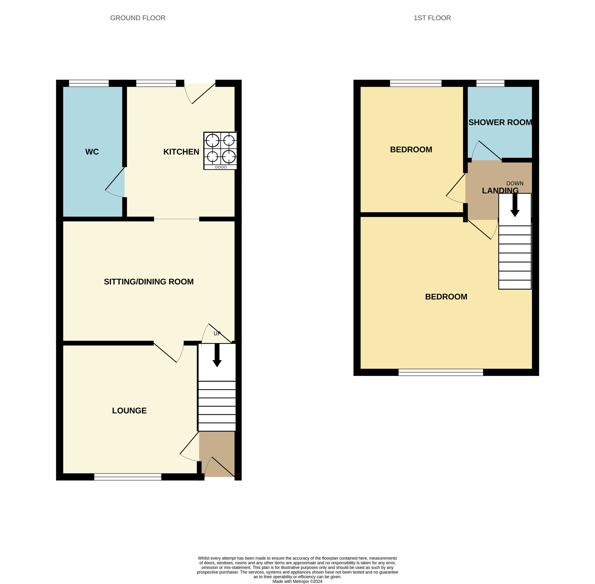 Floorplan of 2 bedroom Mid Terrace House for sale, Telford Street, Hull, East Yorkshire, HU9