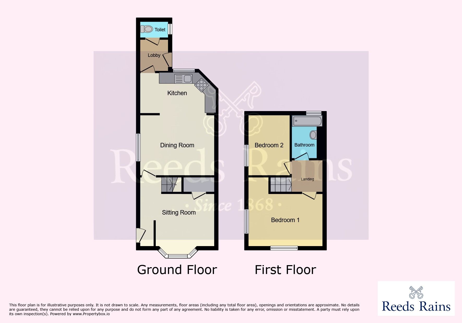 Floorplan of 2 bedroom End Terrace House for sale, Reynoldson Street, Hull, East Yorkshire, HU5