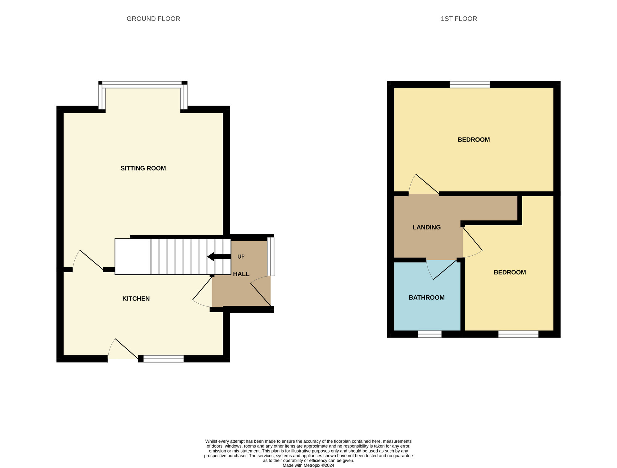 Floorplan of 2 bedroom End Terrace House for sale, Western Villas, Rosmead Street, East Yorkshire, HU9