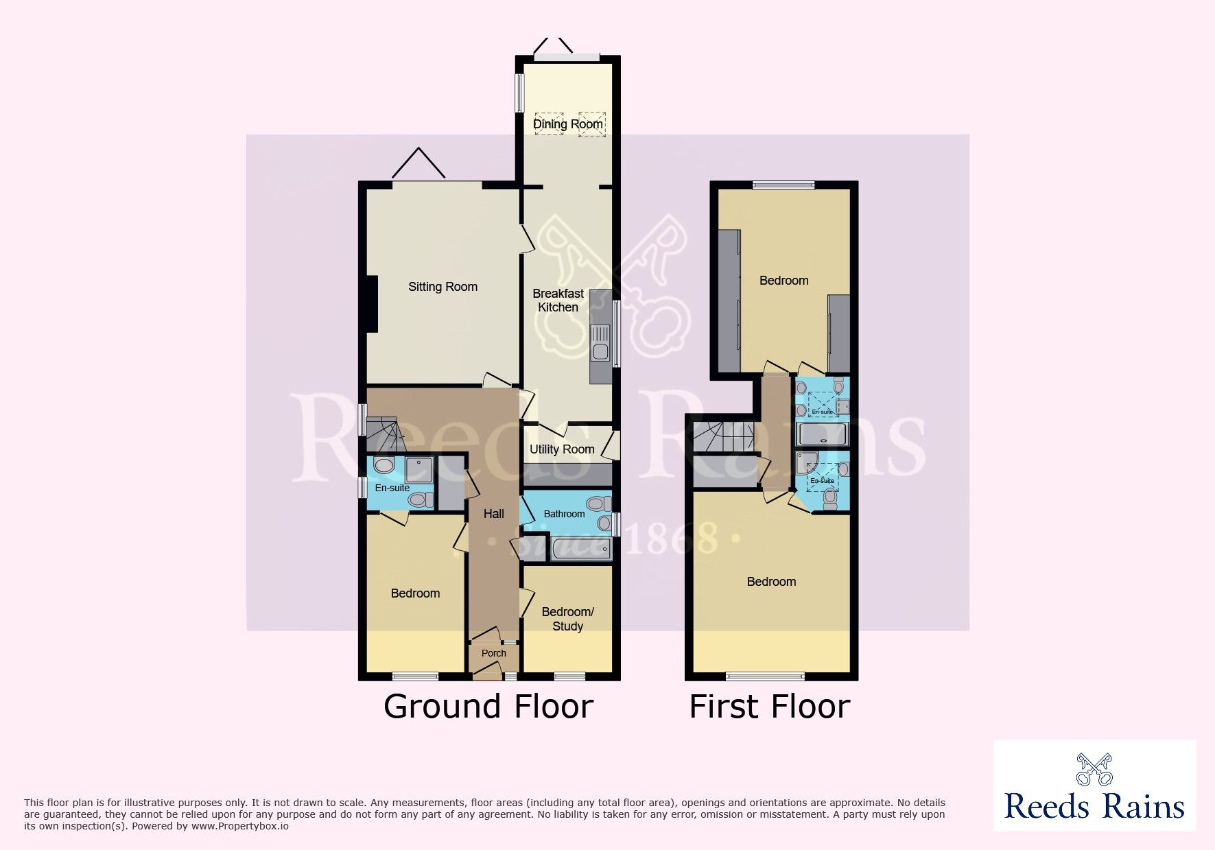 Floorplan of 4 bedroom Detached House for sale, The Green, Old Ellerby, East Yorkshire, HU11