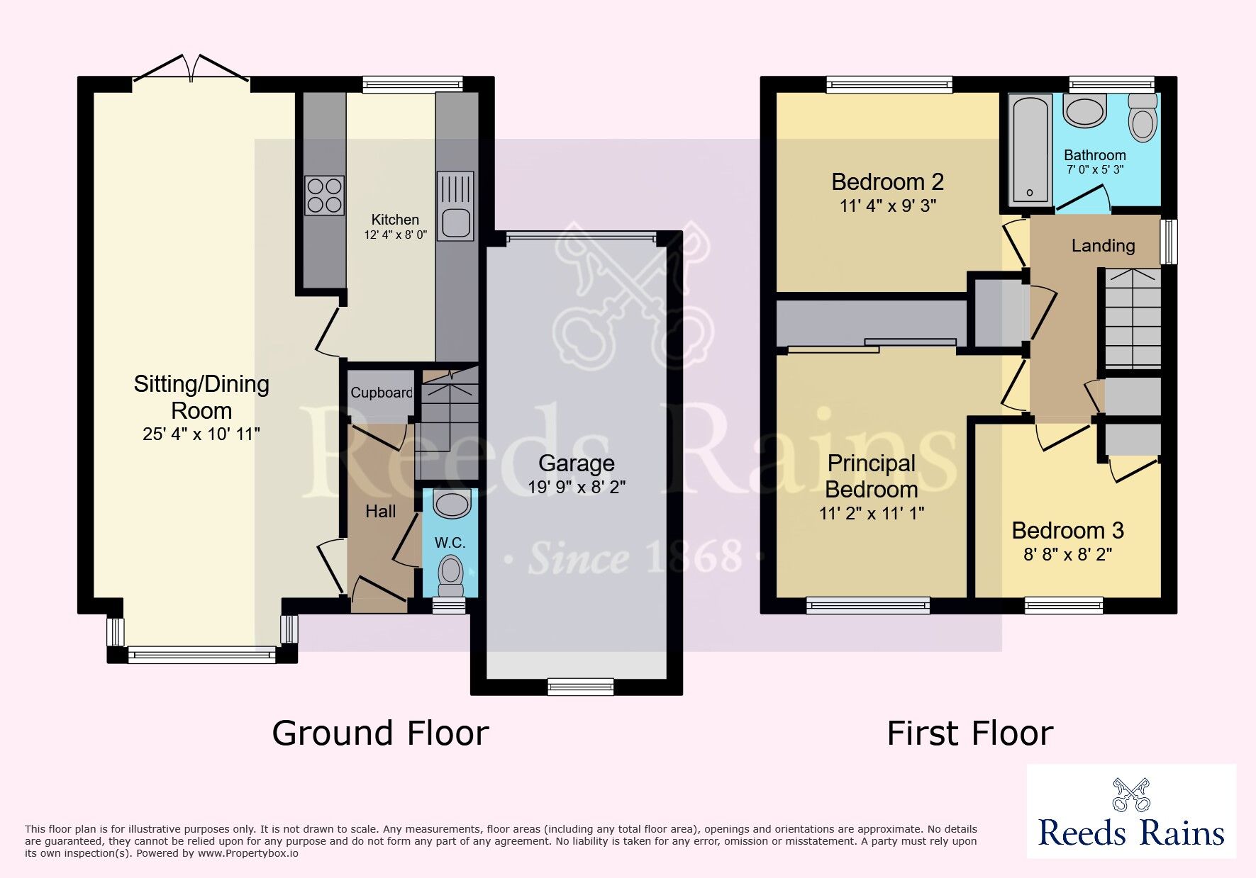 Floorplan of 3 bedroom Detached House for sale, Winscar Croft, Hull, East Yorkshire, HU8