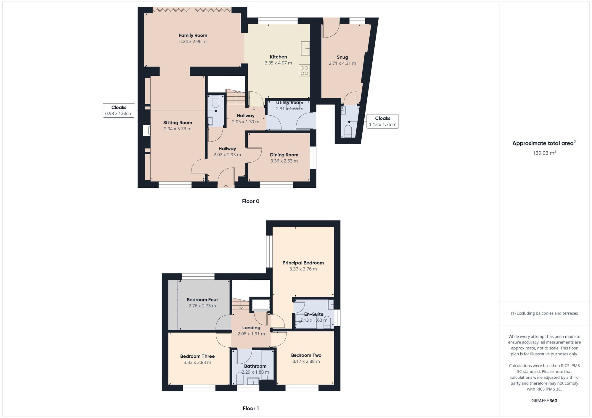 Floorplan of 4 bedroom Detached House for sale, Hyde Park Road, Kingswood, East Riding of Yorkshire, HU7