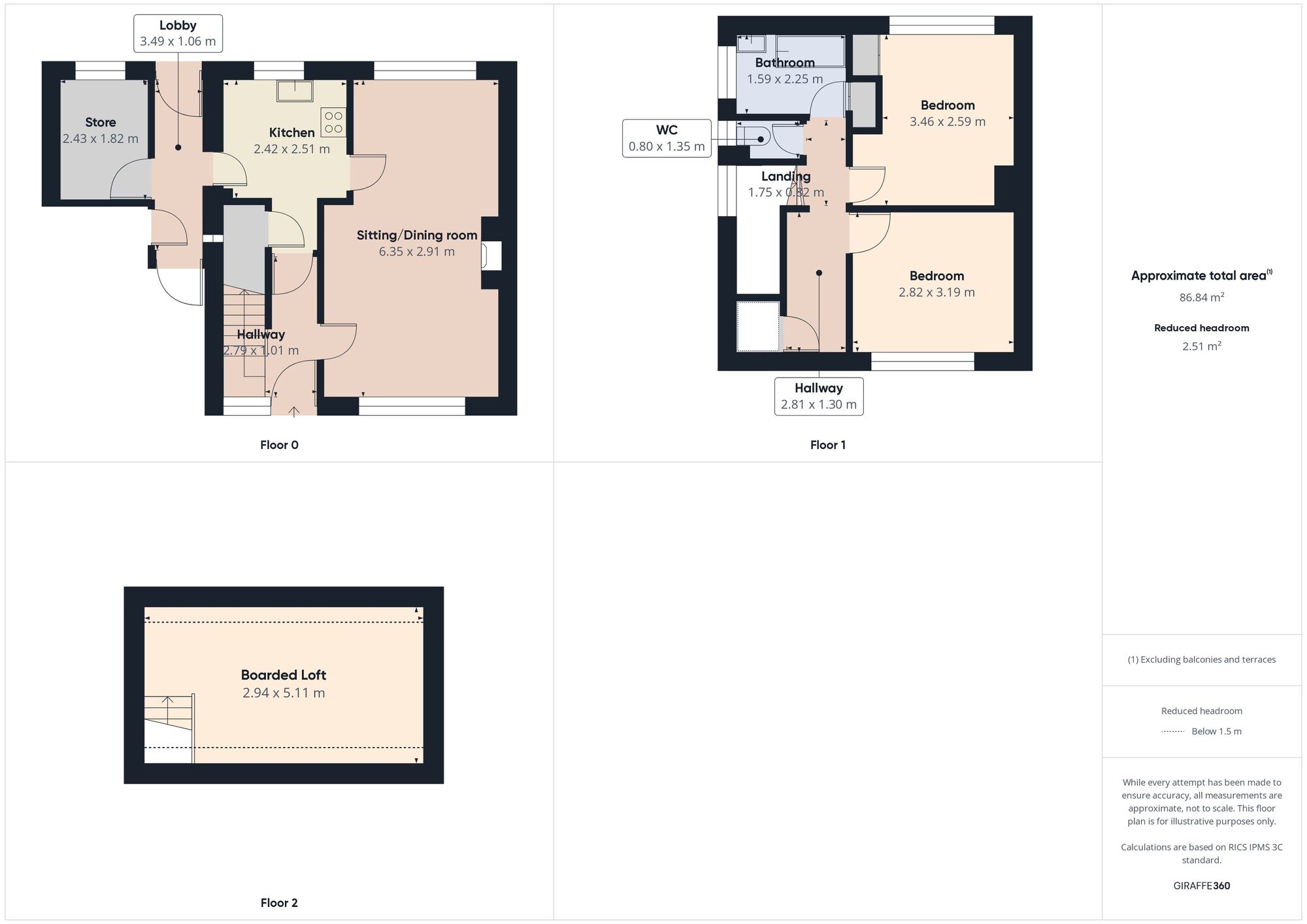 Floorplan of 2 bedroom Semi Detached House for sale, Staveley Road, Hull, HU9