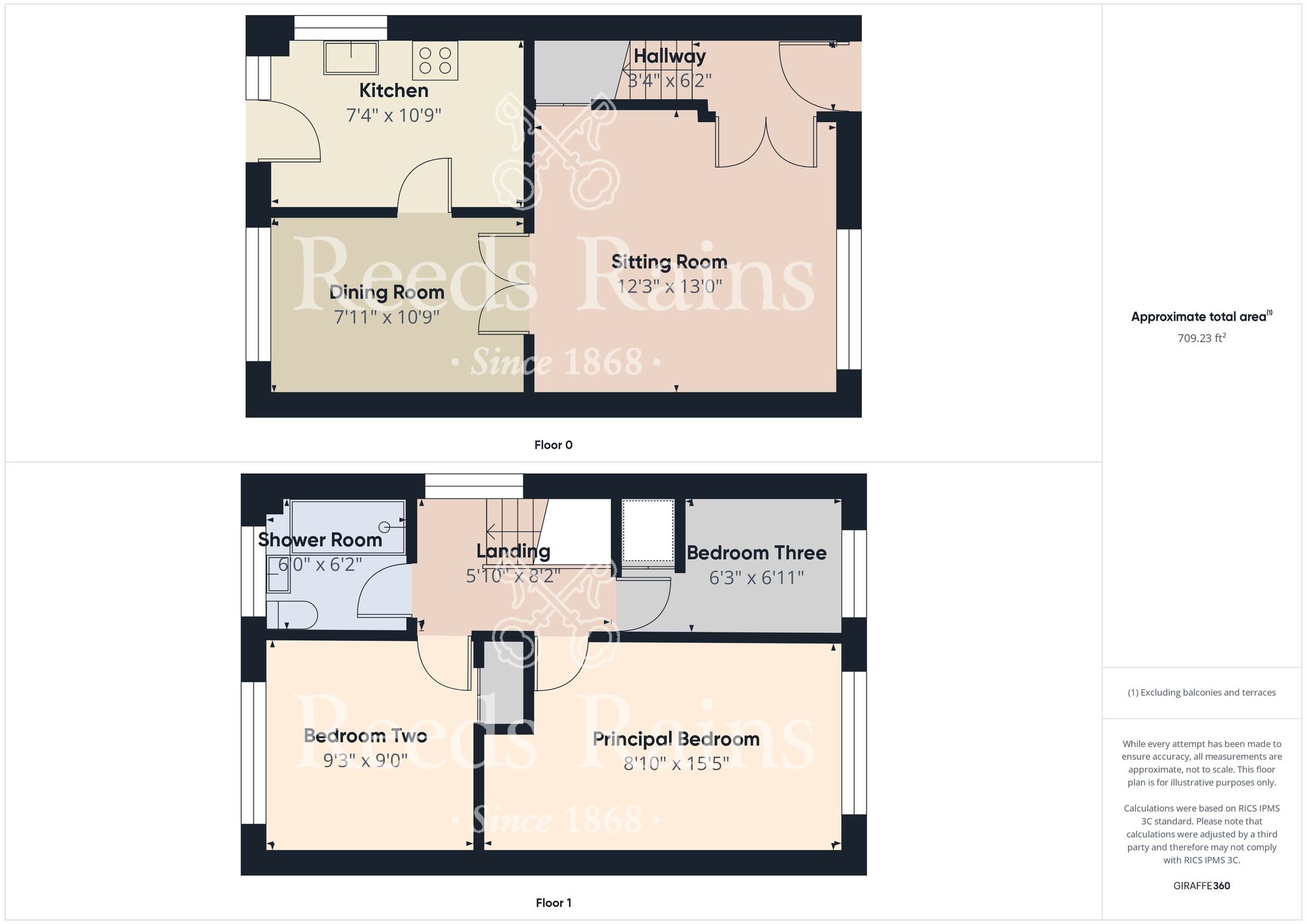 Floorplan of 3 bedroom Semi Detached House for sale, Hathersage Road, Hull, East Riding of Yorkshire, HU8