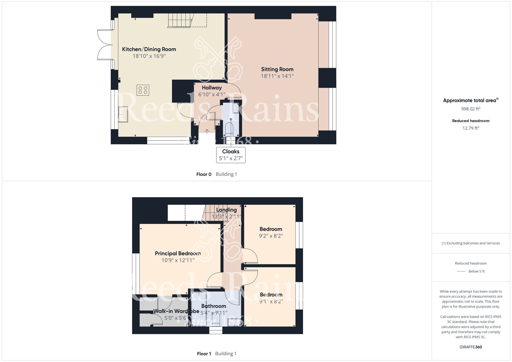 Floorplan of 3 bedroom Semi Detached House for sale, Beech Close, Sproatley, East Yorkshire, HU11