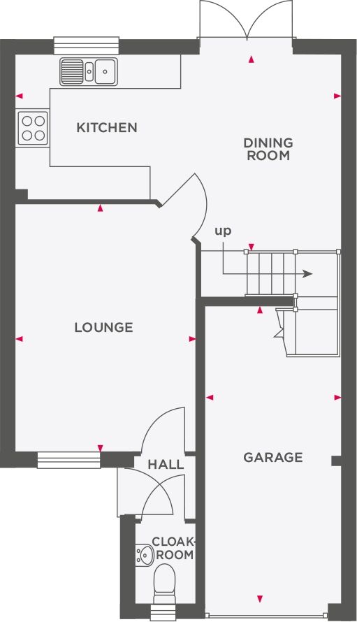 Floorplan of 4 bedroom Detached House for sale, Cartwright Street, Hyde, Greater Manchester, SK14