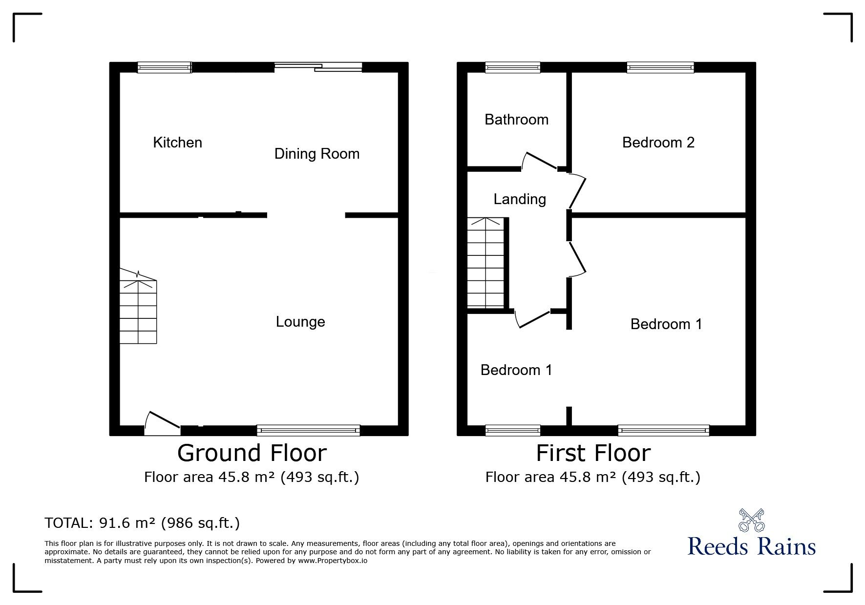 Floorplan of 2 bedroom Semi Detached House for sale, Set Street, Stalybridge, Greater Manchester, SK15