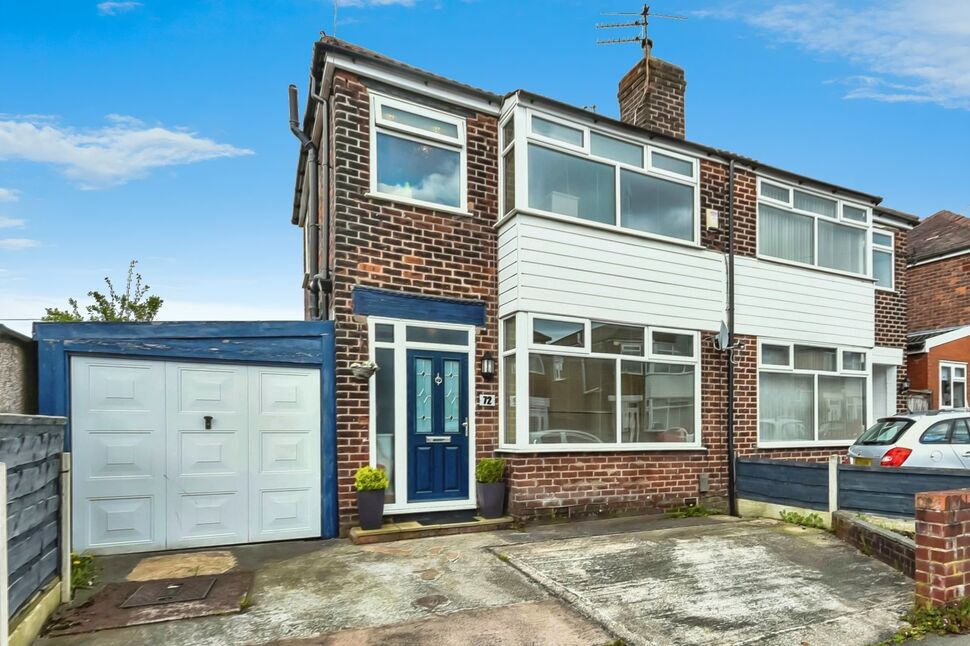 Main image of 2 bedroom Semi Detached House for sale, Belmont Avenue, Denton, Greater Manchester, M34