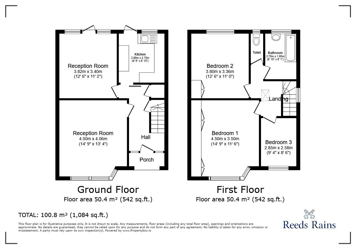 Floorplan of 3 bedroom Semi Detached House for sale, Copthorne Avenue, Ilford, IG6