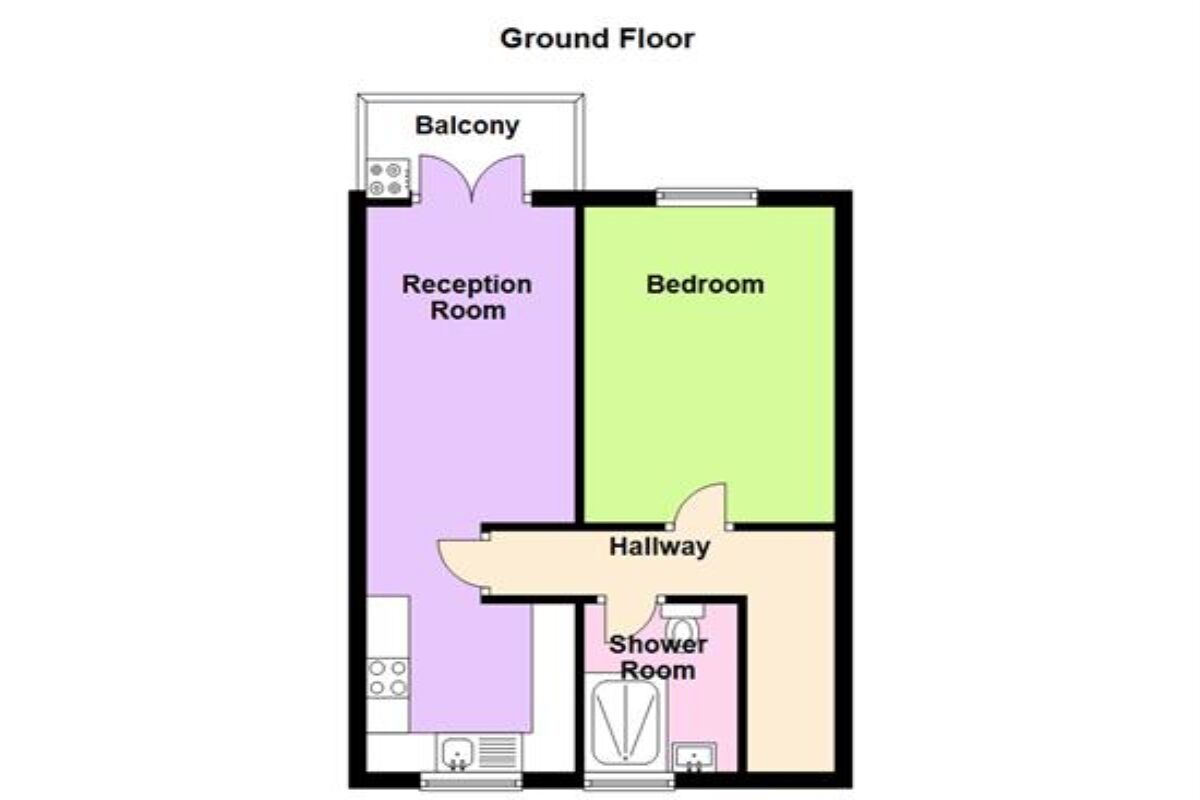 Floorplan of 1 bedroom  Flat for sale, Lambeth Walk, London, SE11