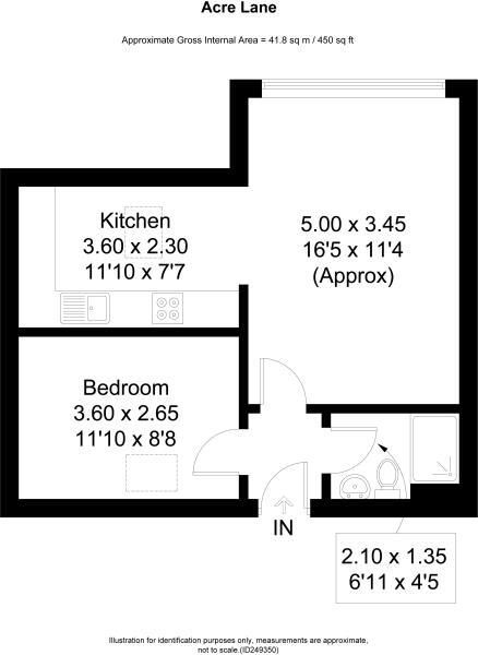 Floorplan of 5 bedroom  House for sale, Acre Lane, London, SW2