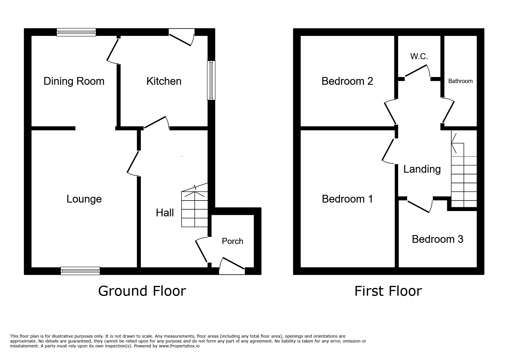 Floorplan of 3 bedroom Detached House for sale, Coniston Drive, Walton-le-Dale, Lancashire, PR5