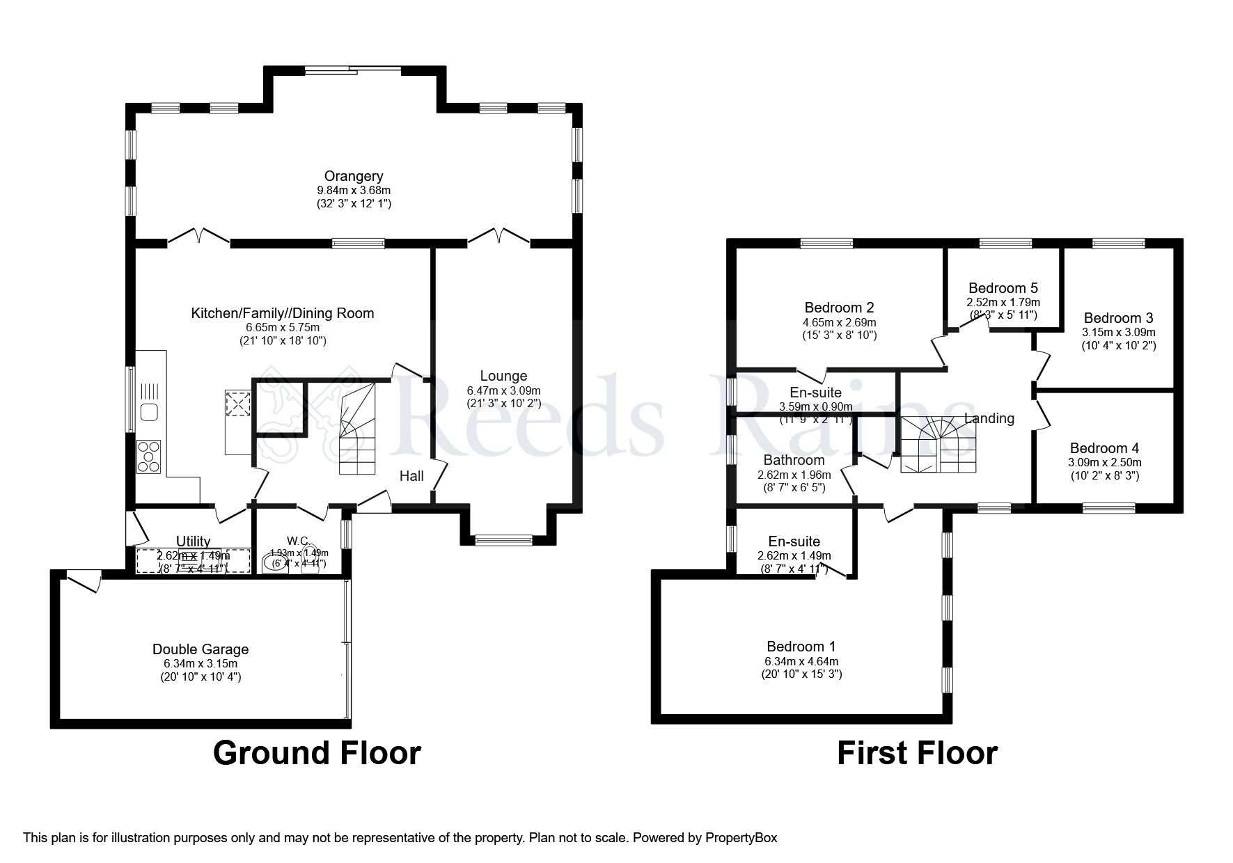 Floorplan of 5 bedroom Detached House for sale, Leveret Court, Farington Moss, Lancashire, PR26