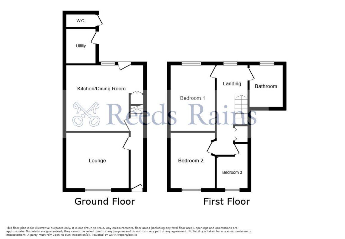 Floorplan of 3 bedroom Semi Detached House for sale, Goulding Avenue, Leyland, Lancashire, PR25