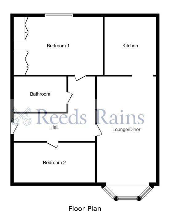 Floorplan of 2 bedroom  Flat for sale, Great Park Drive, Leyland, Lancashire, PR25