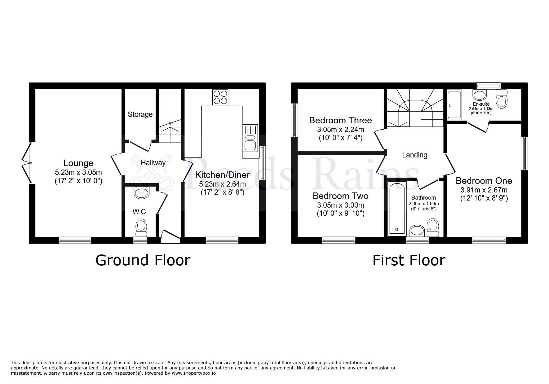 Floorplan of 3 bedroom Detached House for sale, Ivy Court, Leyland, Lancashire, PR25