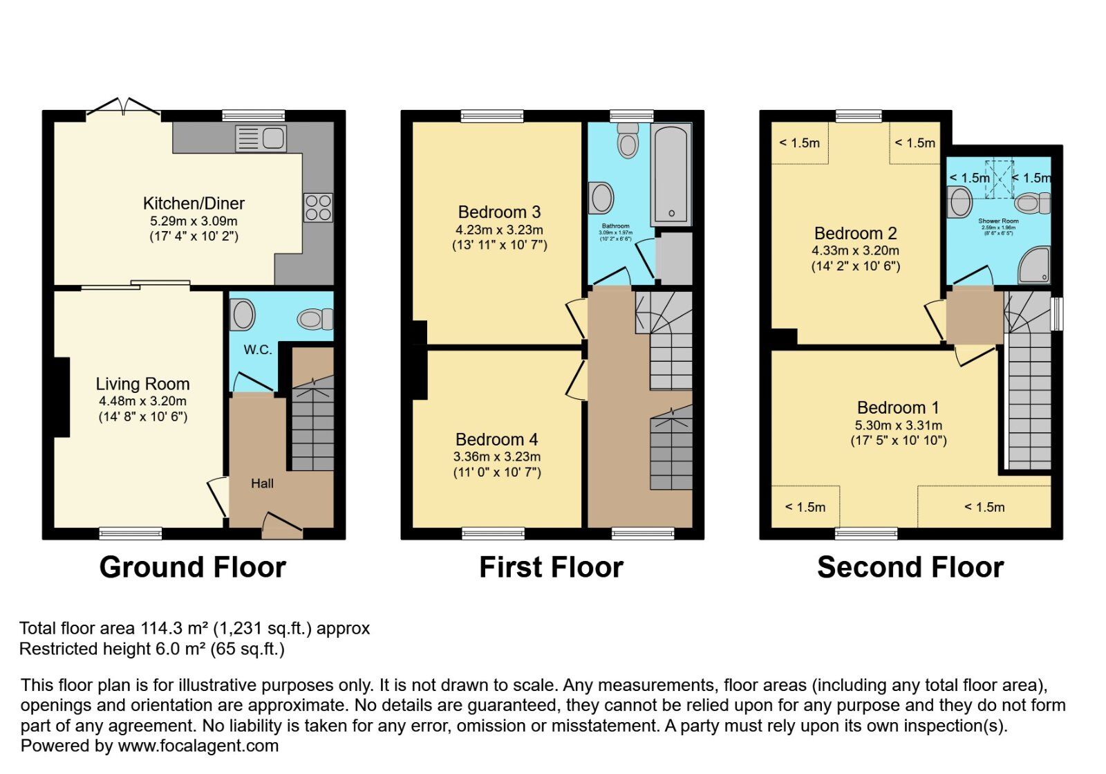 Floorplan of 4 bedroom Semi Detached House for sale, Quillyburn Lane, Dromore, County Down, BT25