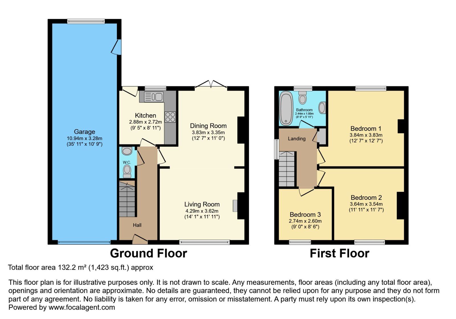 Floorplan of 3 bedroom Semi Detached House for sale, Hillsborough Old Road, Lisburn, BT27