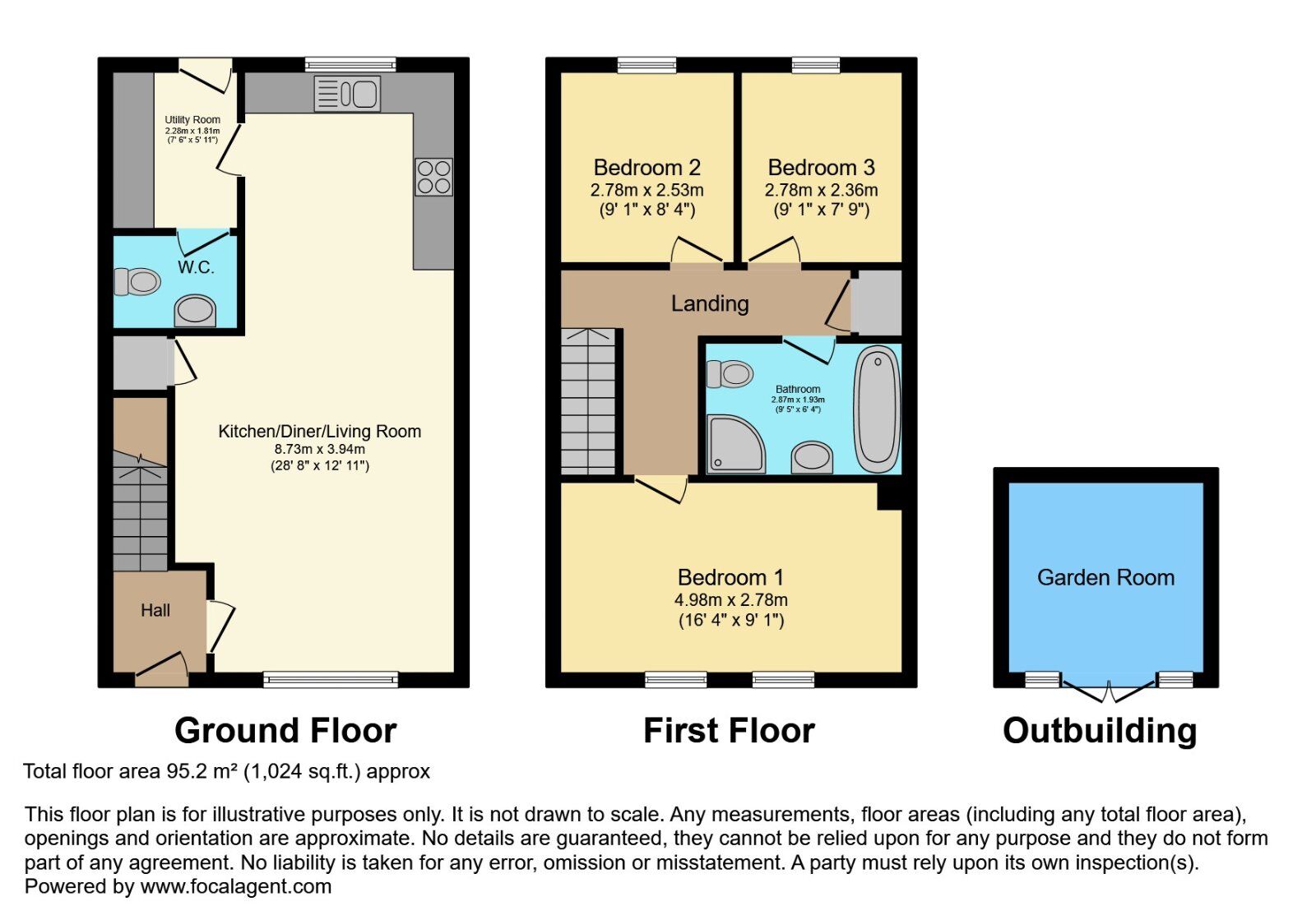 Floorplan of 3 bedroom Semi Detached House for sale, Ayrshire Park, Lisburn, County Down, BT28