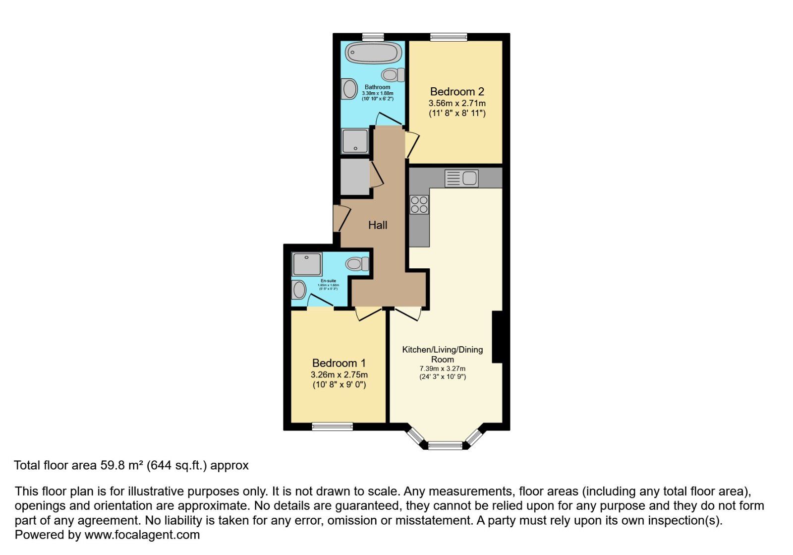 Floorplan of 2 bedroom  Flat for sale, Saintfield Mews, Lisburn, County Down, BT27