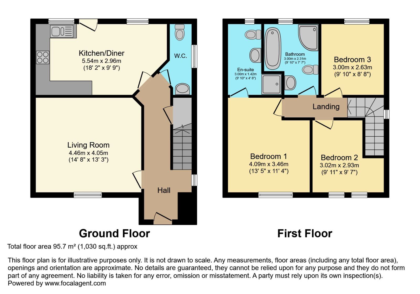 Floorplan of 3 bedroom Semi Detached House for sale, Ayrshire Park, Lisburn, County Antrim, BT28