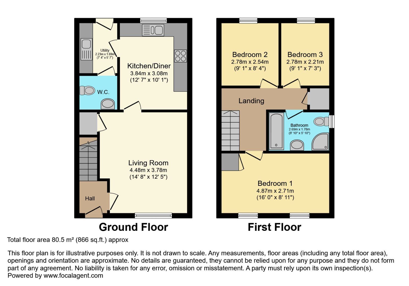 Floorplan of 3 bedroom Semi Detached House for sale, Ayrshire Meadows, Lisburn, County Antrim, BT28