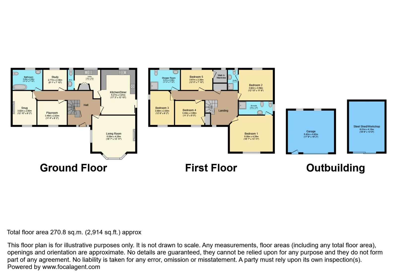 Floorplan of 5 bedroom Detached House for sale, Skeagh Road, Dromara, County Down, BT25