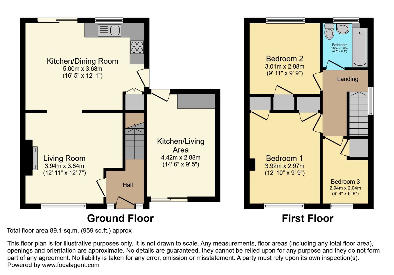 Floorplan of 3 bedroom Semi Detached House for sale, Woodview Crescent, Lisburn, County Down, BT28