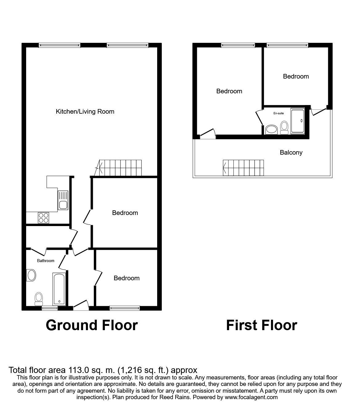 Floorplan of 4 bedroom  Flat for sale, Hatton Garden, Liverpool, Merseyside, L3