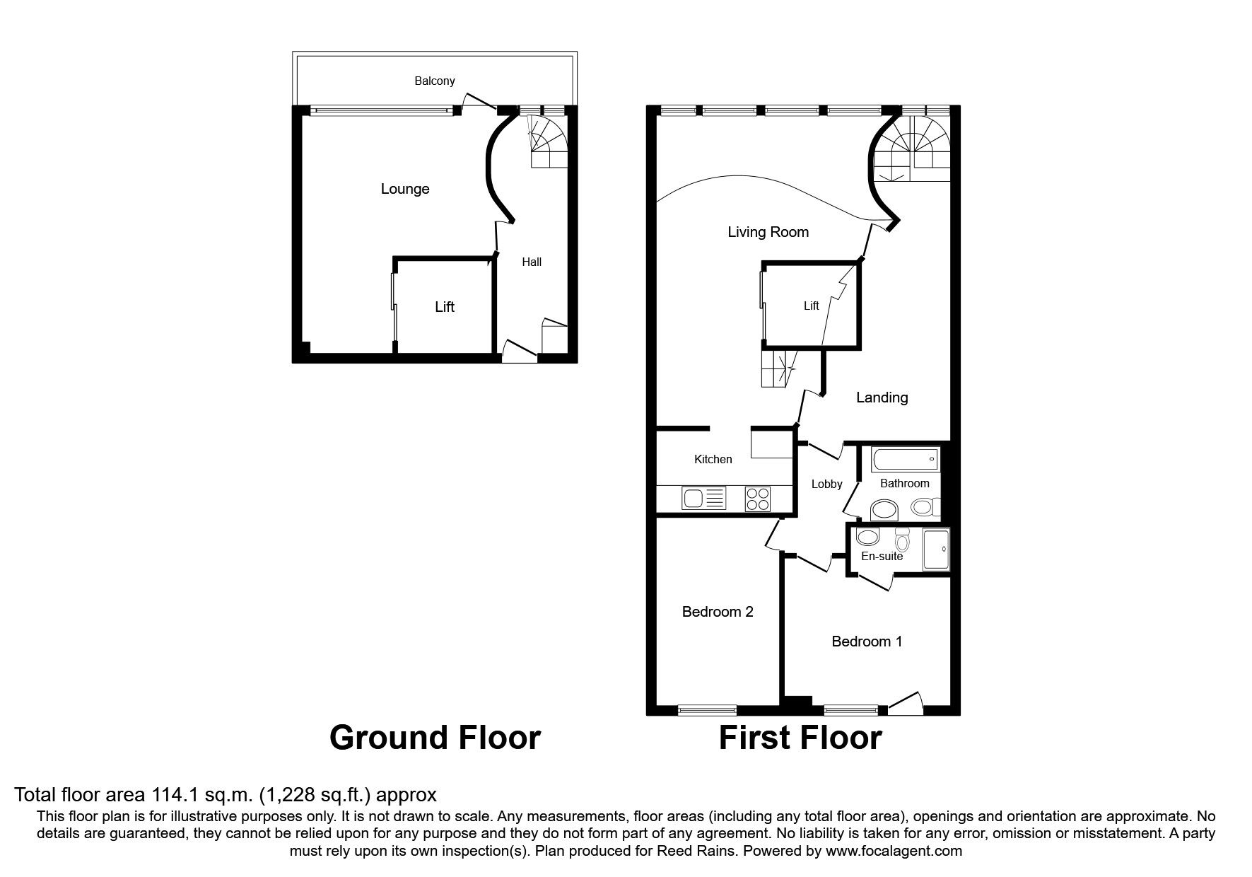 Floorplan of 2 bedroom  Flat to rent, Royal Quay, Liverpool, L3