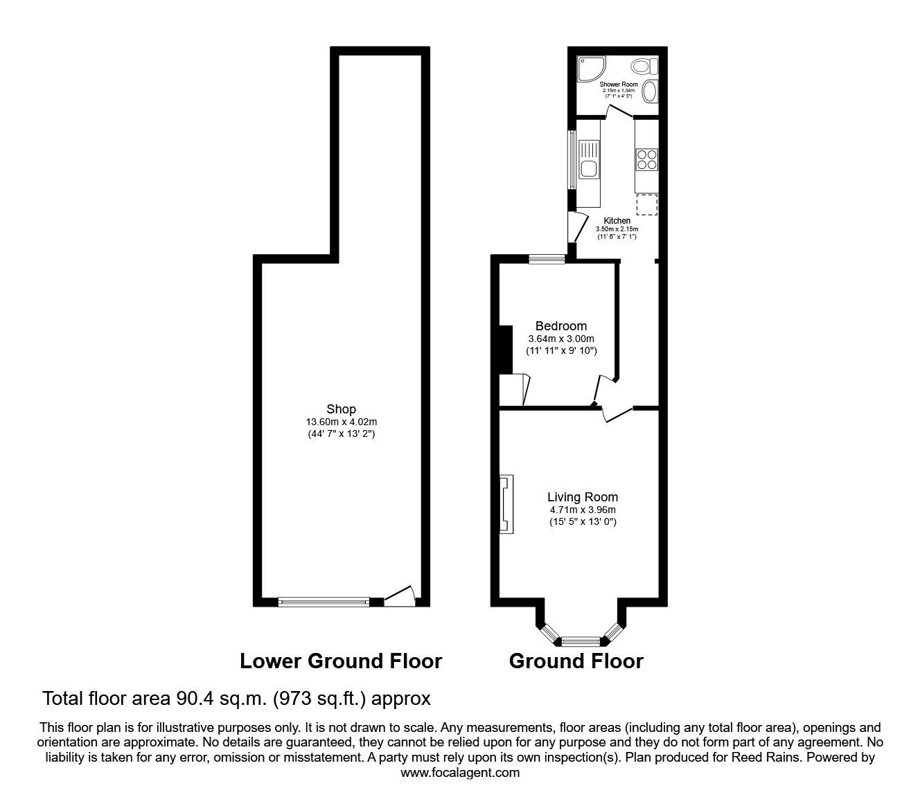 Floorplan of 1 bedroom Mid Terrace House for sale, Linacre Road, Liverpool, L21