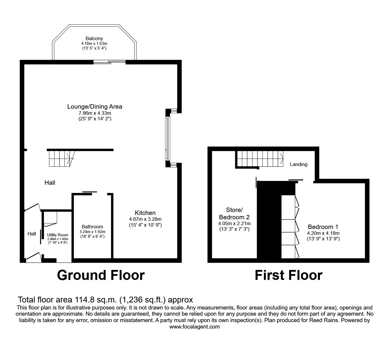 Floorplan of 2 bedroom  Flat to rent, The Collegiate, 20 Shaw Street, Merseyside, L6