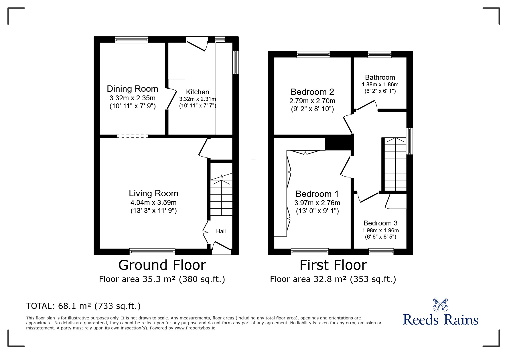 Floorplan of 3 bedroom Semi Detached House for sale, John Lennon Drive, Liverpool, Merseyside, L6