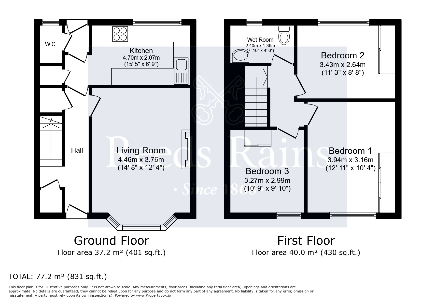 Floorplan of 3 bedroom Mid Terrace House for sale, Winskill Road, Liverpool, Merseyside, L11