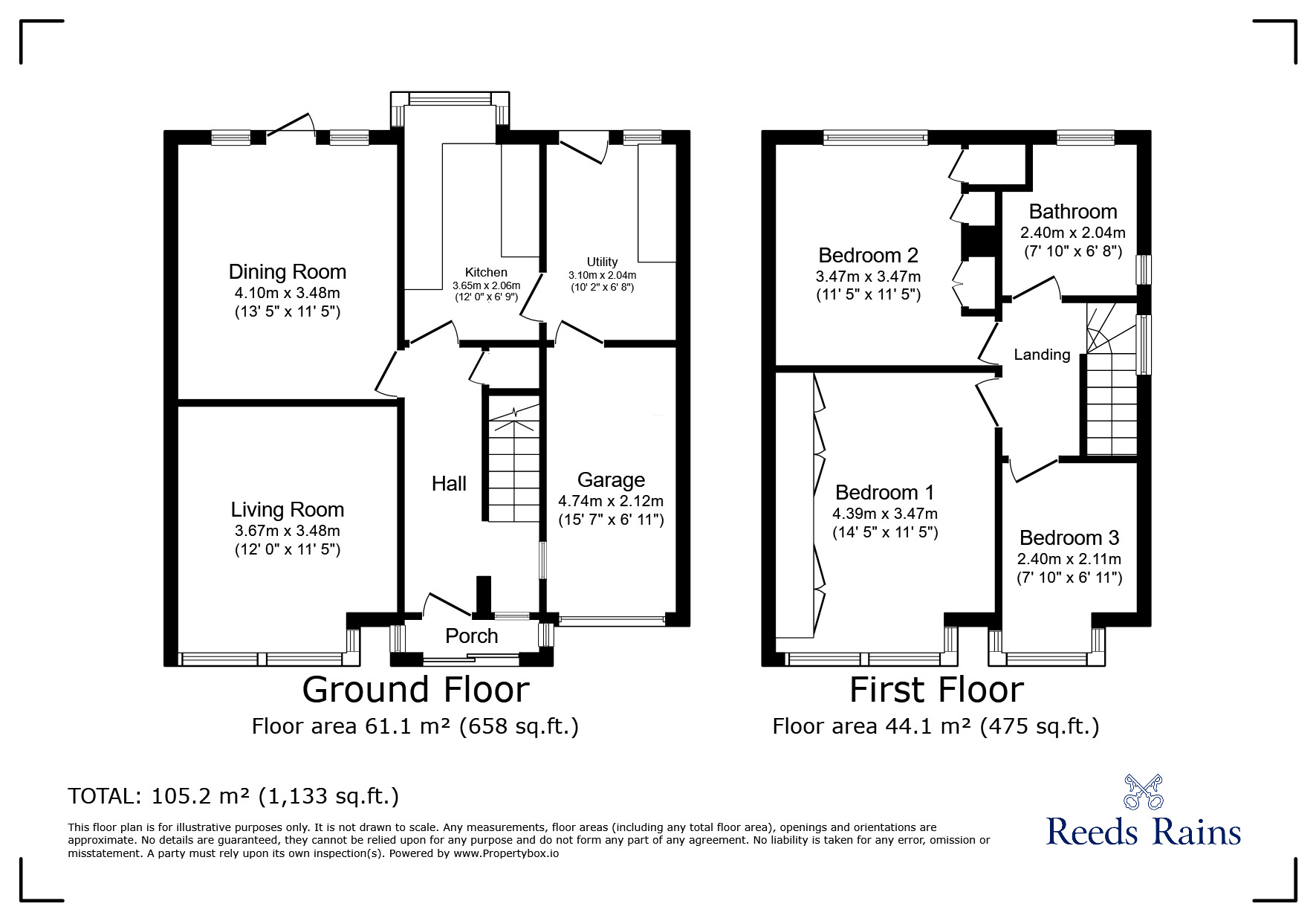 Floorplan of 3 bedroom Semi Detached House for sale, Vineside Road, Liverpool, Merseyside, L12