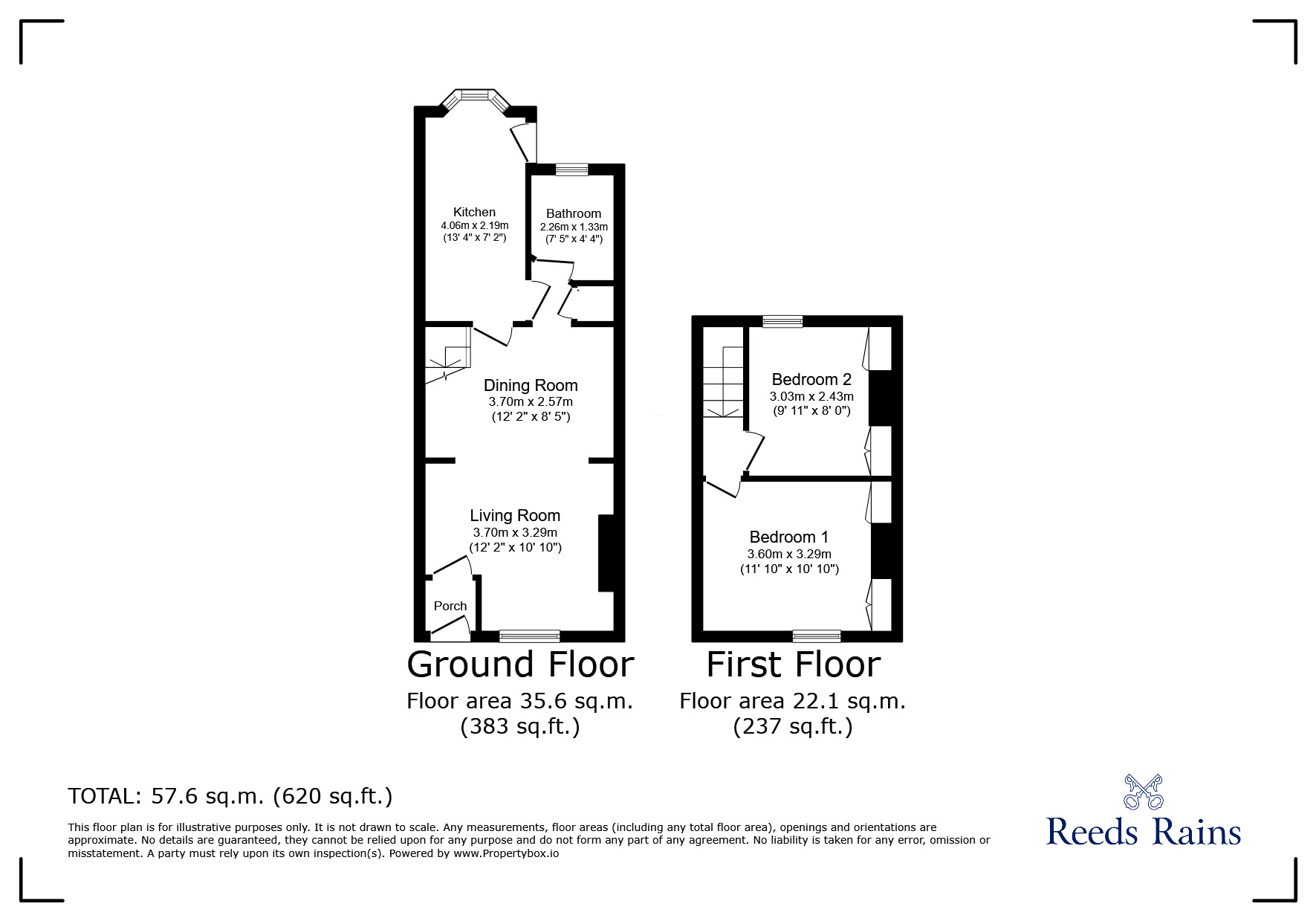 Floorplan of 2 bedroom Mid Terrace House for sale, Grange Street, Liverpool, Merseyside, L6