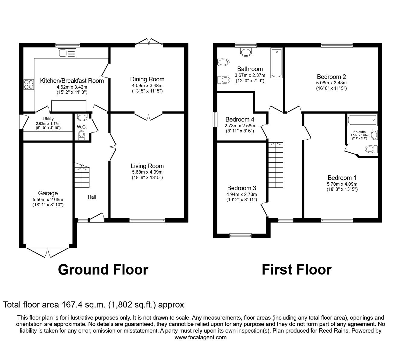 Floorplan of 4 bedroom Detached House for sale, Sandfield Walk, Liverpool, Merseyside, L13