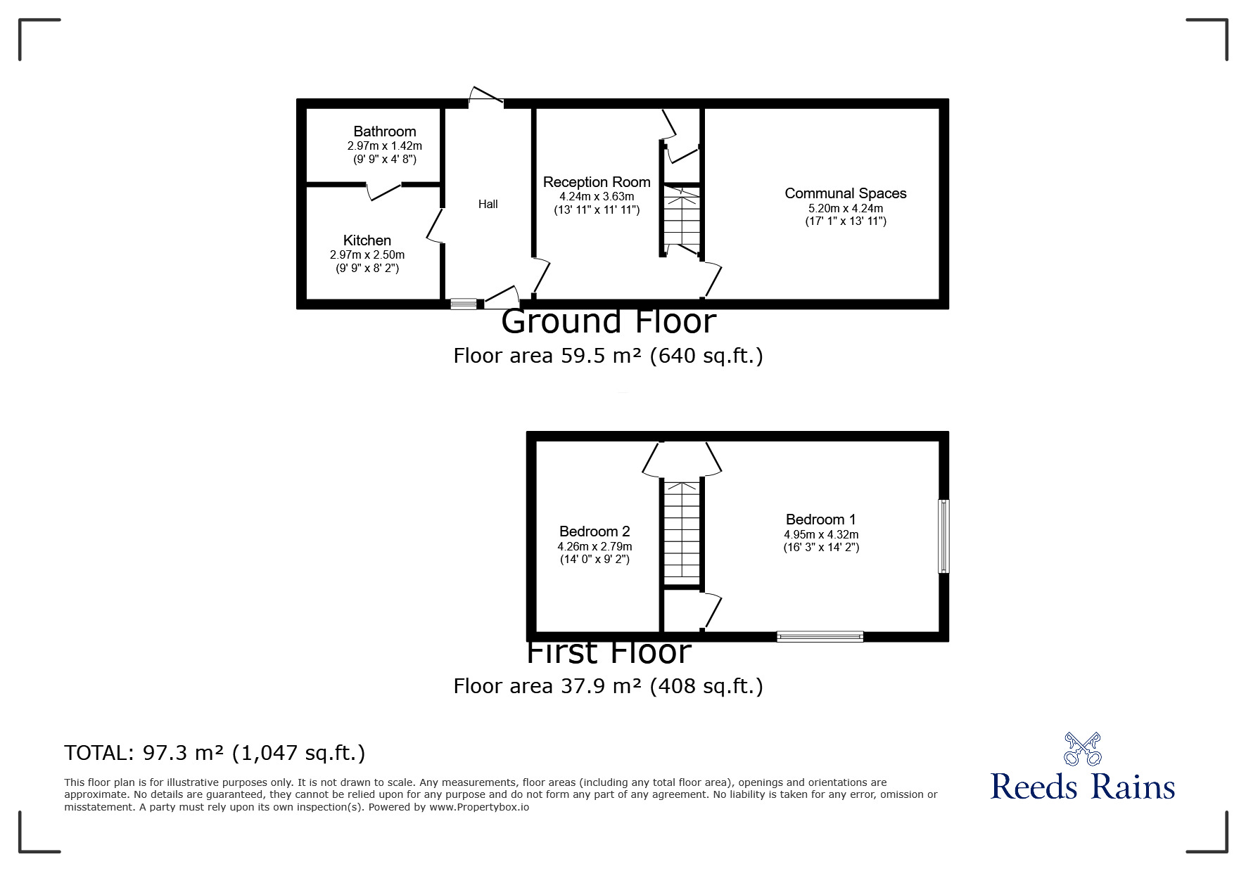 Floorplan of 2 bedroom End Terrace House for sale, Miranda Road South, Liverpool, Merseyside, L20