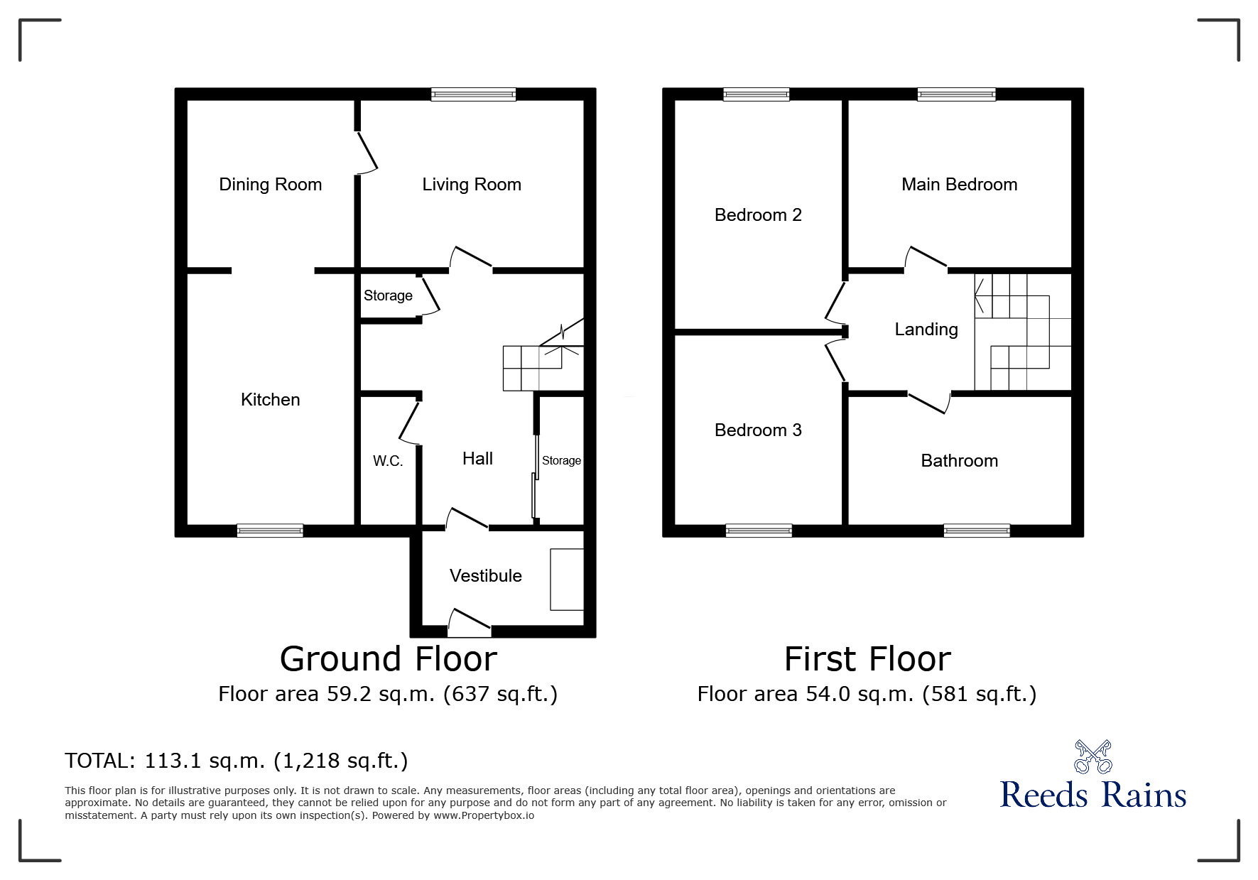 Floorplan of 3 bedroom End Terrace House for sale, Silkstone Close, Liverpool, Merseyside, L7