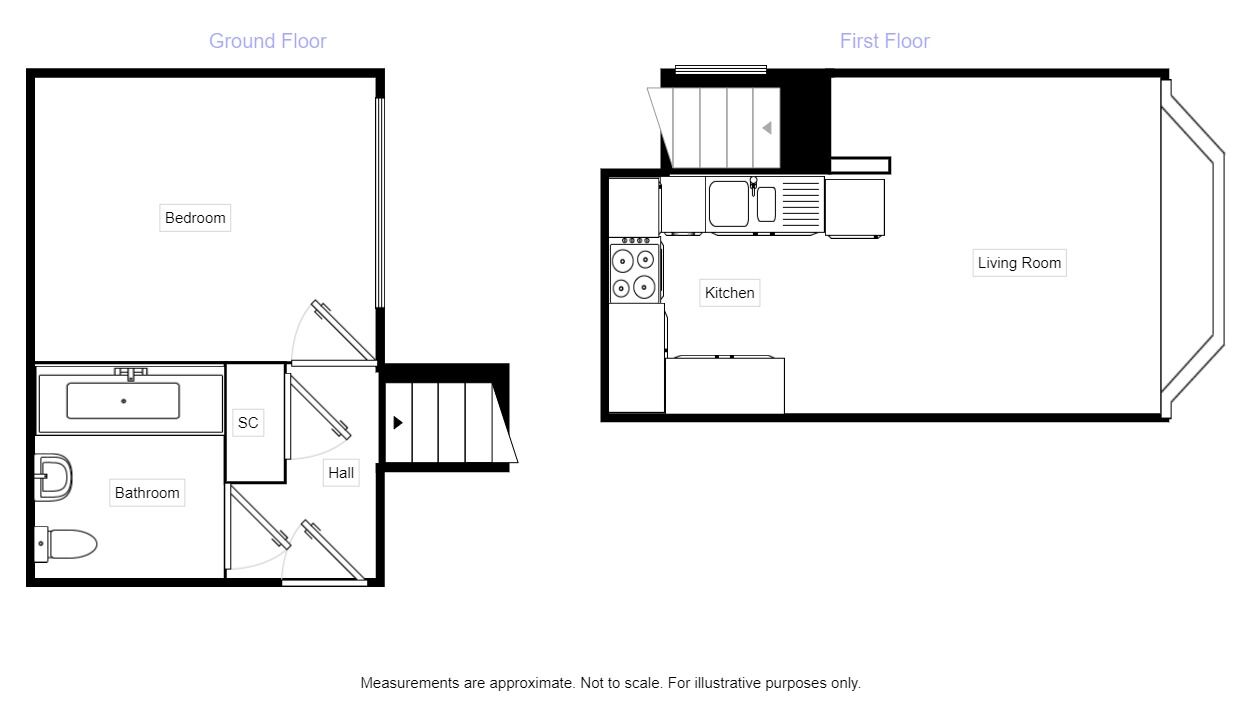 Floorplan of 1 bedroom  Flat for sale, Wellington Road, Toxteth, Merseyside, L8