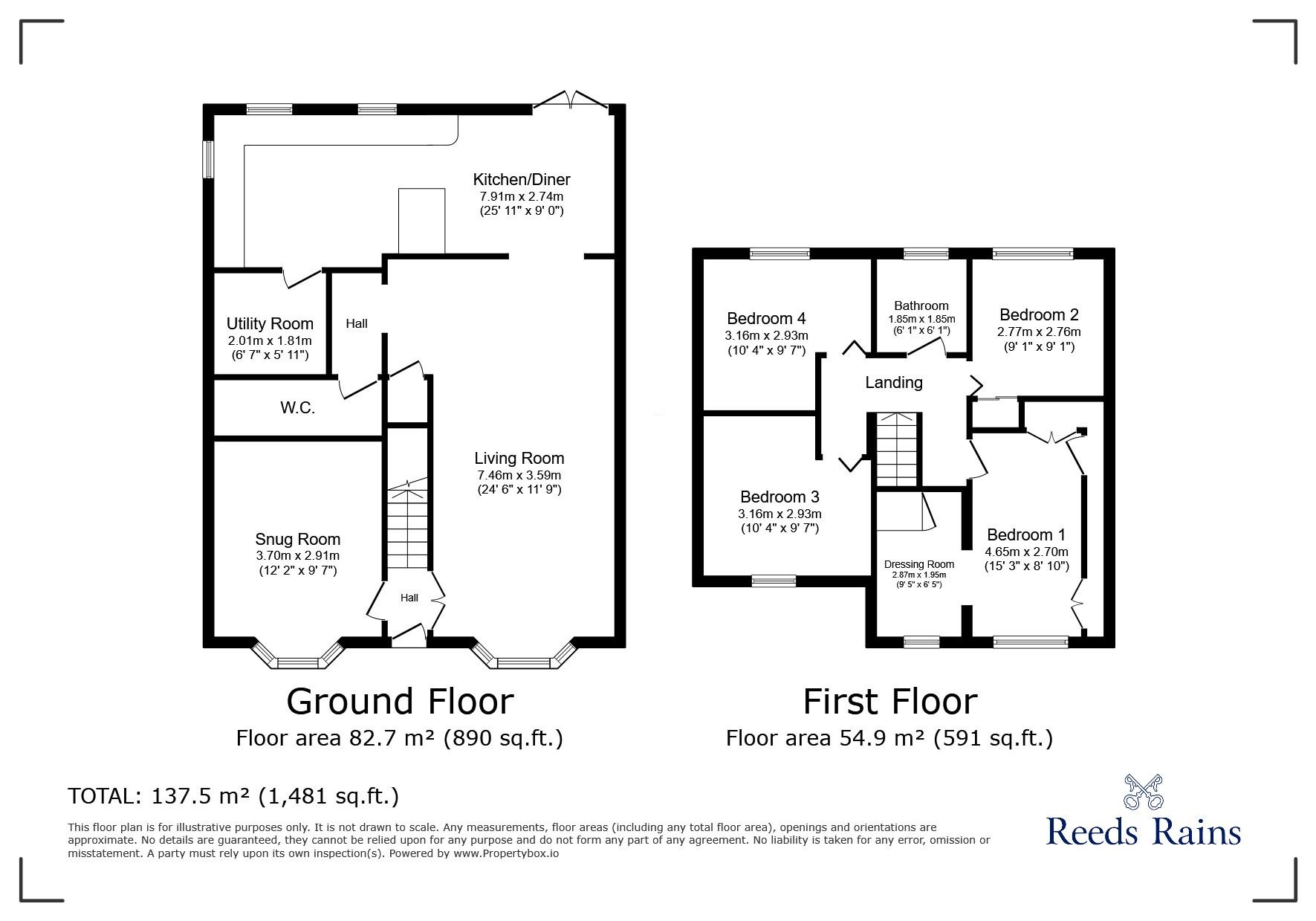 Floorplan of 4 bedroom Semi Detached House for sale, Paul McCartney Way, Liverpool, Merseyside, L6