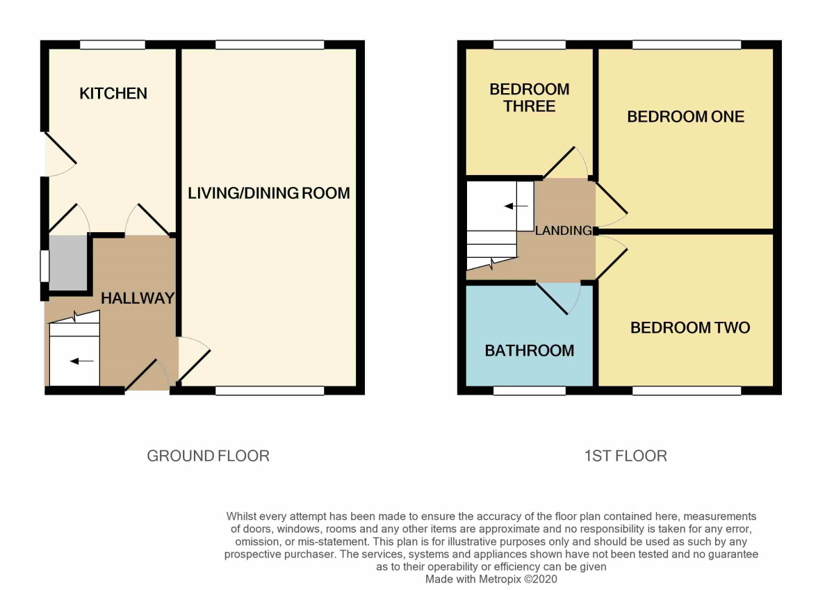 Floorplan of 3 bedroom Semi Detached House to rent, Girton Close, Ellesmere Port, CH65