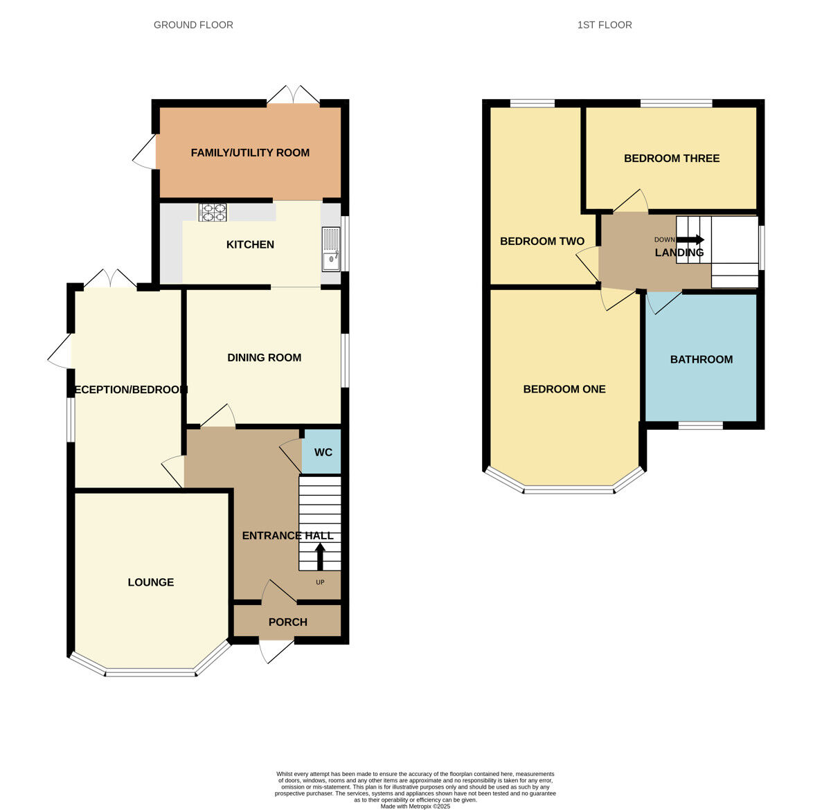 Floorplan of 3 bedroom Detached House for sale, Chester Road, Whitby, Cheshire, CH65