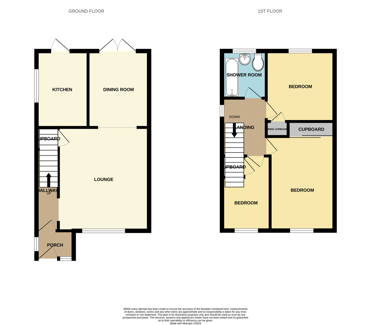 Floorplan of 3 bedroom Semi Detached House for sale, Wetherby Way, Little Sutton, Ellesmere Port, CH66